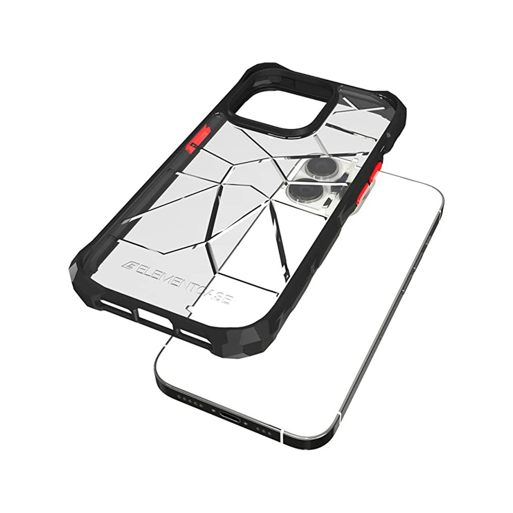 Hurtownia GSM - Etui Element Case Special Ops X5 Apple iPhone 14 Pro Max (Transparent/Negru) - ELC8 - {ean13} - Hurt