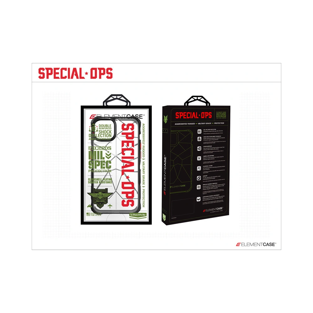 Wholesale Element Case Special Ops X5 MagSafe Apple iPhone 14 Pro Max (Smoke/Black) - ELC12 - {ean13} - Hurt