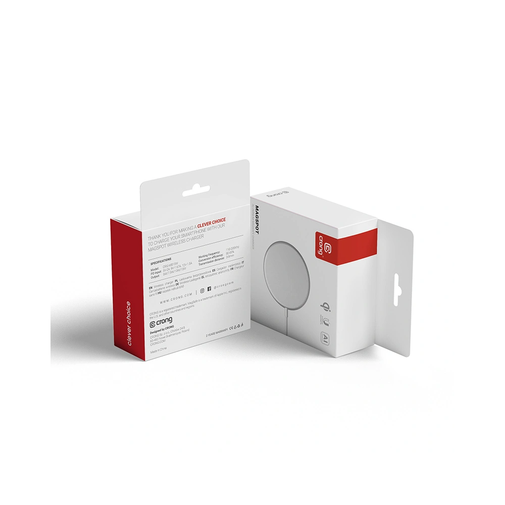 Hurtownia GSM - Încărcător wireless MagSafe Crong MagSpot Wireless Charger 15W (Grafit) - CRG541 - {ean13} - Hurt