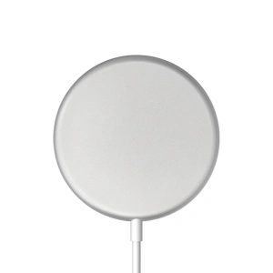 Hurtownia GSM - MagSafe vezeték nélküli töltő Crong MagSpot Wireless Charger 15W (Ezüst Fehér) - CRG542 - {ean13} - Hurt