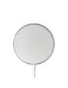 Kabelloses MagSafe-Ladegerät Crong MagSpot Wireless Charger 15W (Silber Weiß)