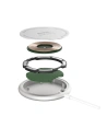 Hurtownia GSM - Bezdrátová nabíječka MagSafe Crong MagSpot Wireless Charger 15W (Stříbrná Bílá) - CRG542 - {ean13} - Hurt