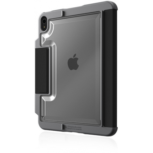Hurtownia STM - 618952511224 - STM39 - Etui STM Dux Plus Apple iPad 10.9 2022 (10. generacji) MIL-STD-810G Pencil charger (Black) - B2B homescreen