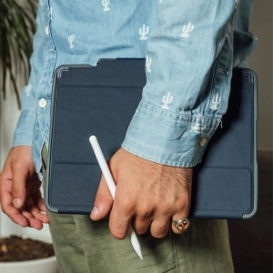 Wholesale STM Dux Plus Apple iPad 10.9 2022 (10 gen) MIL-STD-810G Pencil charger (Midnight Blue) - STM41 - {ean13} - Hurt