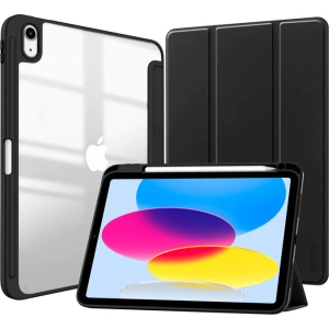 Hurtownia GSM - Etui Crong PrimeFolio Apple iPad 10.9 2022 (10. generáció) Ceruza töltő (fekete/átlátszó) - CRG544 - {ean13} - Hurt