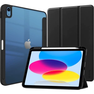 Hurtownia GSM - Etui Crong PrimeFolio Apple iPad 10.9 2022 (10. generáció) Ceruza töltő (fekete/átlátszó) - CRG544 - {ean13} - Hurt