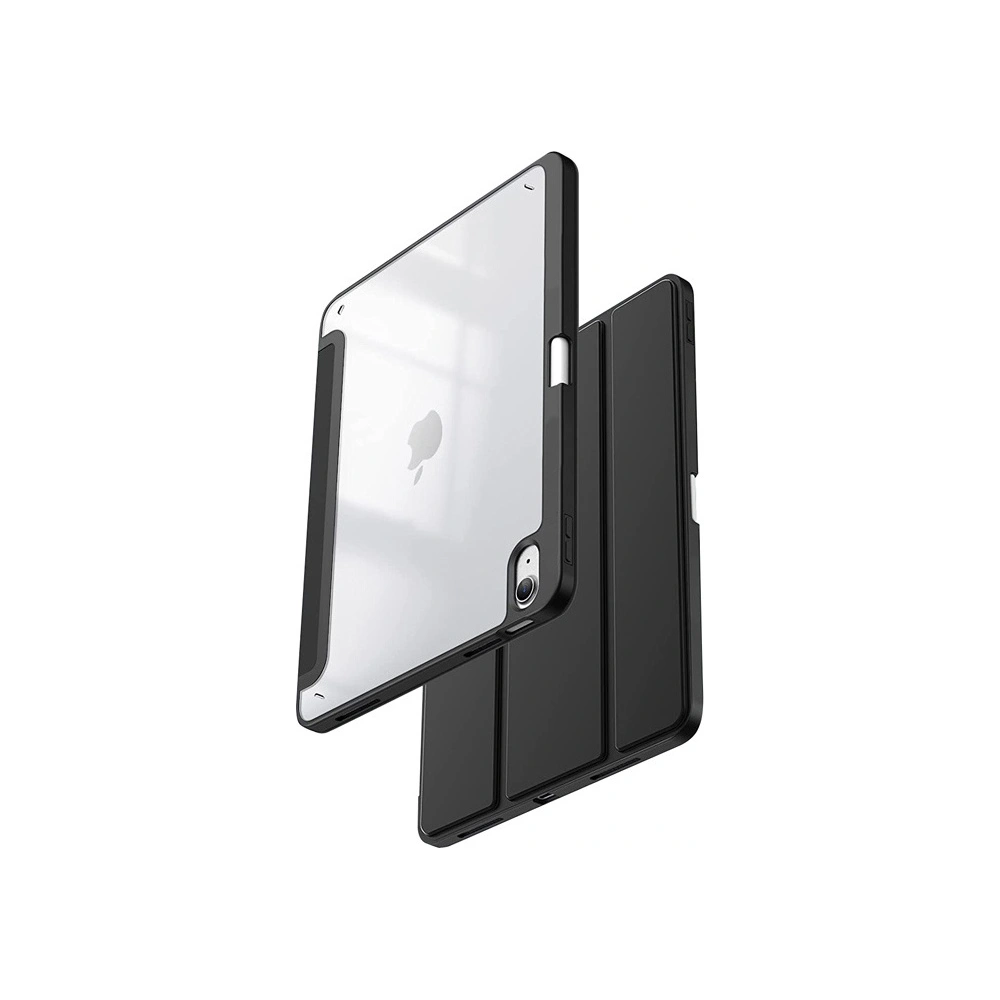 Hurtownia GSM - Etui Crong PrimeFolio Apple iPad 10.9 2022 (10. generáció) Ceruza töltő (fekete/átlátszó) - CRG544 - {ean13} - Hurt