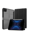 Hurtownia GSM - Case Crong PrimeFolio Apple iPad Air 10.9 2020/2022 (4, 5 Gen) / iPad Pro 11 2021/2022 (3, 4 Gen) / iPad Air 11 2024 (6. Generation) Pencil-Ladegerät (schwarz/transparent) - CRG545 - {ean13} - Hurt