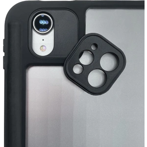 Hurtownia GSM - Etui Crong PrimeFolio Apple iPad Air 10.9 2020/2022 (4, 5 gen) / iPad Pro 11 2021/2022 (3, 4 gen) / iPad Air 11 2024 (6. generație) încărcător pentru Pencil (negru/transparent) - CRG545 - {ean13} - Hurt