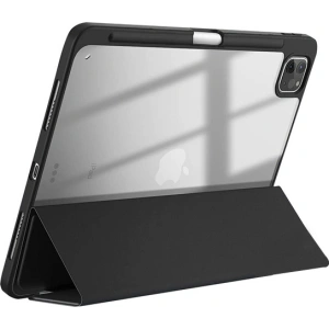 Hurtownia GSM - Case Crong PrimeFolio Apple iPad Air 10.9 2020/2022 (4, 5 Gen) / iPad Pro 11 2021/2022 (3, 4 Gen) / iPad Air 11 2024 (6. Generation) Pencil-Ladegerät (schwarz/transparent) - CRG545 - {ean13} - Hurt