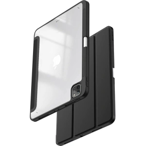 Hurtownia GSM - Case Crong PrimeFolio Apple iPad Air 10.9 2020/2022 (4, 5 Gen) / iPad Pro 11 2021/2022 (3, 4 Gen) / iPad Air 11 2024 (6. Generation) Pencil-Ladegerät (schwarz/transparent) - CRG545 - {ean13} - Hurt