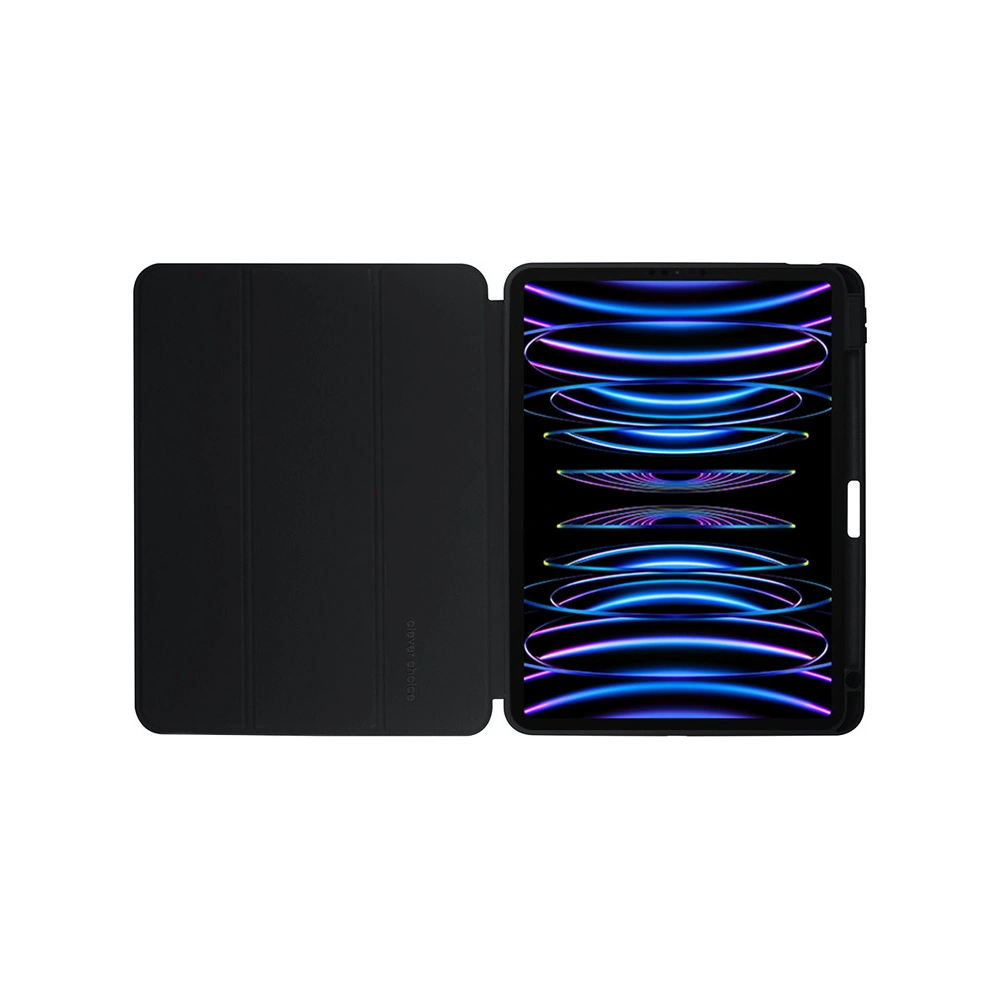 Wholesale Crong PrimeFolio Apple iPad Air 10.9 2020/2022 (4, 5 gen) / iPad Pro 11 2021/2022 (3, 4 gen) / iPad Air 11 2024 (6 gen) Pencil charger (black/clear) - CRG545 - {ean13} - Hurt