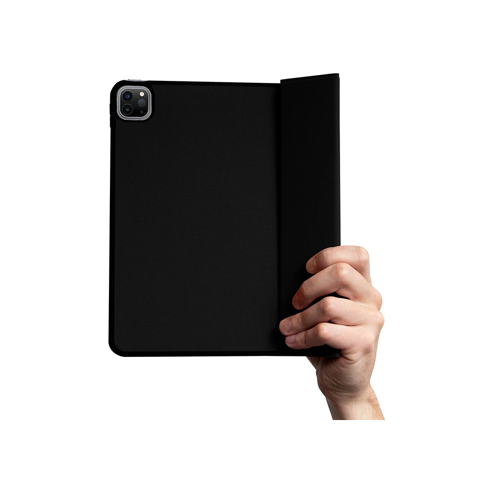 Hurtownia GSM - Case Crong FlexFolio Apple iPad Air 10.9 2020/2022 (4, 5. Gen) / iPad Pro 11 2021/2022 (3, 4. Gen) / iPad Air 11 2024 (6. Generation) Stifthalter (schwarz) - CRG546 - {ean13} - Hurt