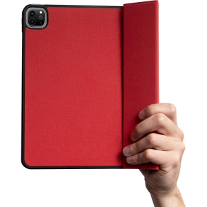 Hurtownia GSM - Case Crong FlexFolio für Apple iPad Air 10.9 2020/2022 (4., 5. Gen) / iPad Pro 11 2021/2022 (3., 4. Gen) / iPad Air 11 2024 (6. Generation) mit Stifthalter (rot) - CRG547 - {ean13} - Hurt
