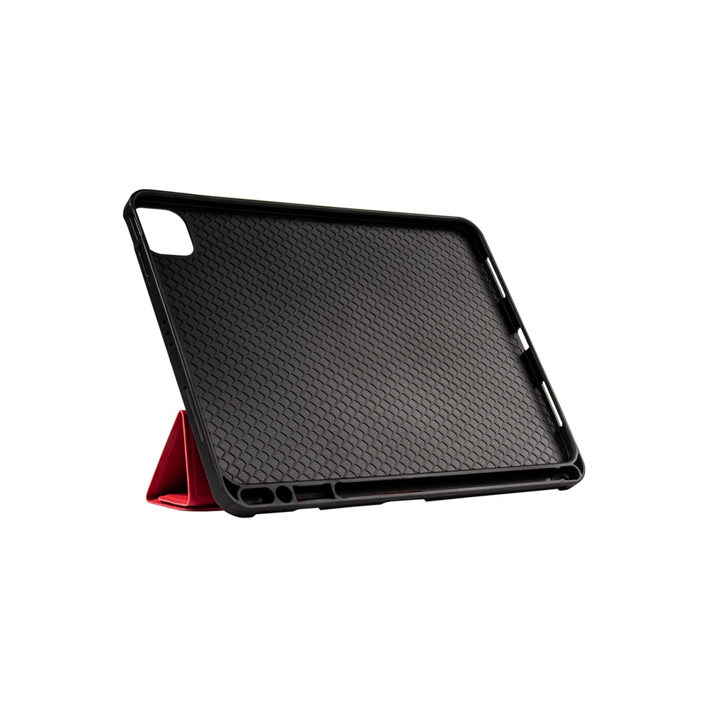 Hurtownia GSM - Case Crong FlexFolio für Apple iPad Air 10.9 2020/2022 (4., 5. Gen) / iPad Pro 11 2021/2022 (3., 4. Gen) / iPad Air 11 2024 (6. Generation) mit Stifthalter (rot) - CRG547 - {ean13} - Hurt