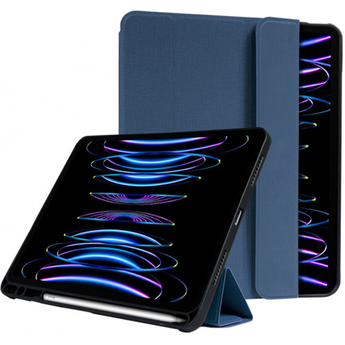 Hurtownia Crong - 5904310702263 - CRG548 - Etui Crong FlexFolio Apple iPad Air 10.9 2020/2022 (4, 5 gen)/iPad Pro 11 2021/2022 (3, 4 gen) Pencil holder (niebieski) - B2B homescreen