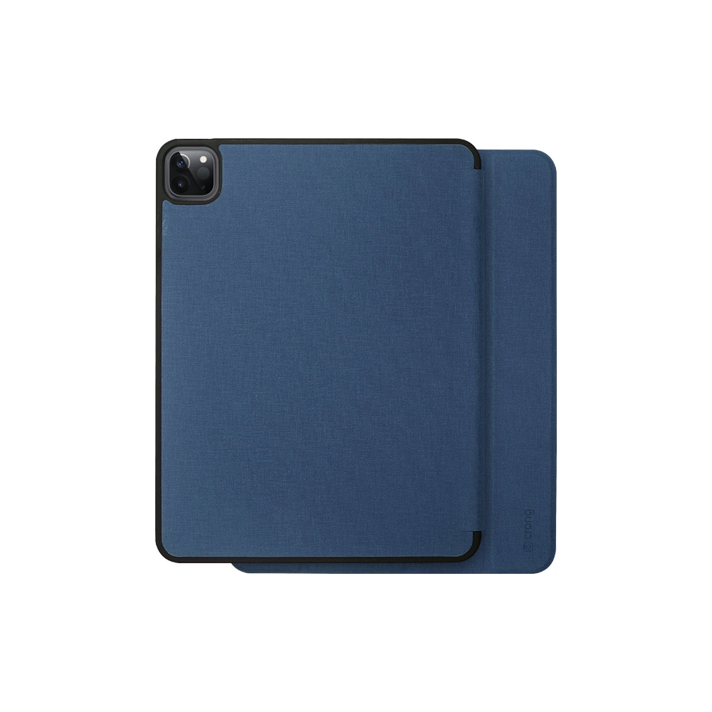 Hurtownia GSM - Case Crong FlexFolio Apple iPad Air 10.9 2020/2022 (4, 5. Gen) / iPad Pro 11 2021/2022 (3, 4. Gen) / iPad Air 11 2024 (6. Generation) Stifthalter (blau) - CRG548 - {ean13} - Hurt