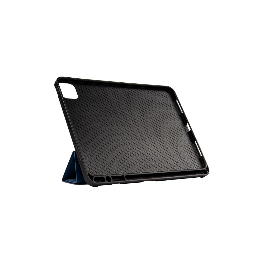 Hurtownia GSM - Case Crong FlexFolio Apple iPad Air 10.9 2020/2022 (4, 5. Gen) / iPad Pro 11 2021/2022 (3, 4. Gen) / iPad Air 11 2024 (6. Generation) Stifthalter (blau) - CRG548 - {ean13} - Hurt