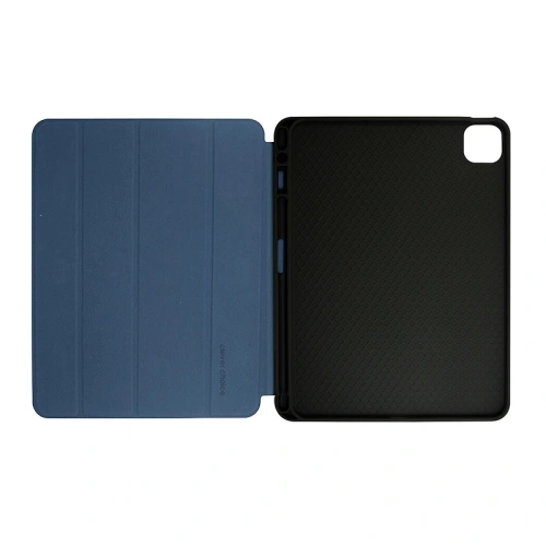 Etui Crong FlexFolio Apple iPad Air 10.9 2020/2022 (4, 5 gen) / iPad Pro 11 2021/2022 (3, 4 gen) / iPad Air 11 2024 (6. generacji) Pencil holder (niebieski)