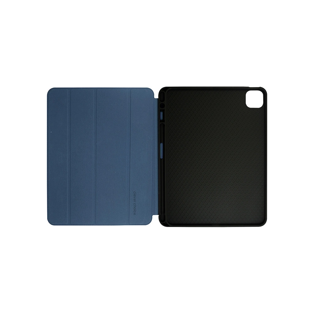 Hurtownia GSM - Case Crong FlexFolio Apple iPad Air 10.9 2020/2022 (4, 5. Gen) / iPad Pro 11 2021/2022 (3, 4. Gen) / iPad Air 11 2024 (6. Generation) Stifthalter (blau) - CRG548 - {ean13} - Hurt
