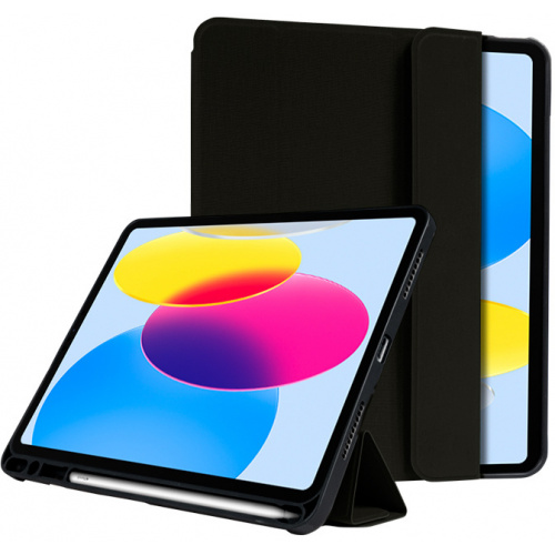 Crong Distributor - 5904310702188 - CRG549 - Crong FlexFolio Apple iPad 10.9 2022 (10 gen) Pencil holder (black) - B2B homescreen