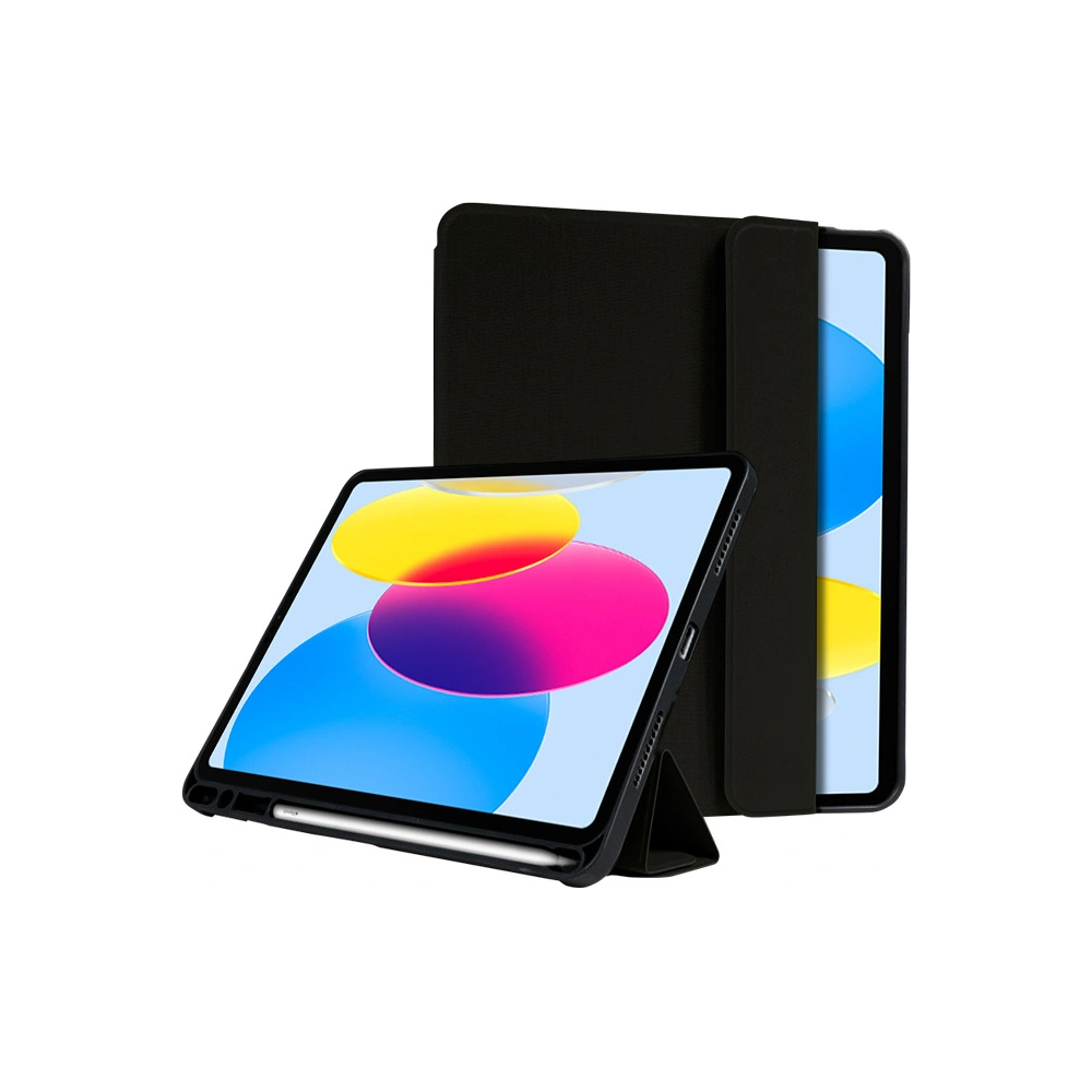 Hurtownia GSM - Case Crong FlexFolio Apple iPad 10.9 2022 (10. Generation) Stifthalter (schwarz) - CRG549 - {ean13} - Hurt