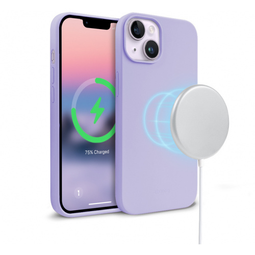 Crong Distributor - 5904310702270 - CRG550 - Crong Color Cover Magnetic MagSafe Apple iPhone 14/13 (purple) - B2B homescreen