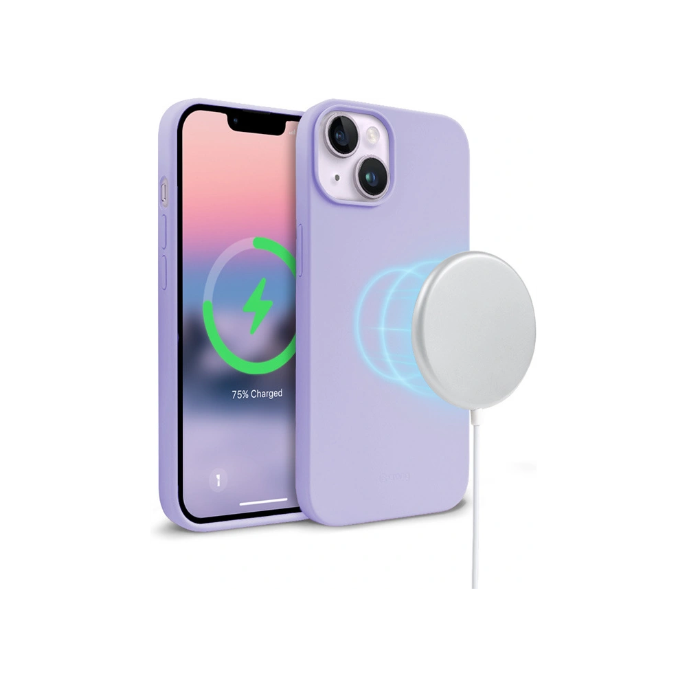Wholesale Crong Color Cover Magnetic MagSafe Apple iPhone 14/13 (purple) - CRG550 - {ean13} - Hurt