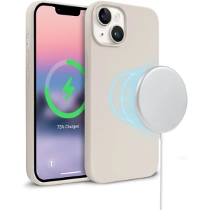 Etui Crong Color Cover Magnetic MagSafe Apple iPhone 14/13 (kamienny beż)
