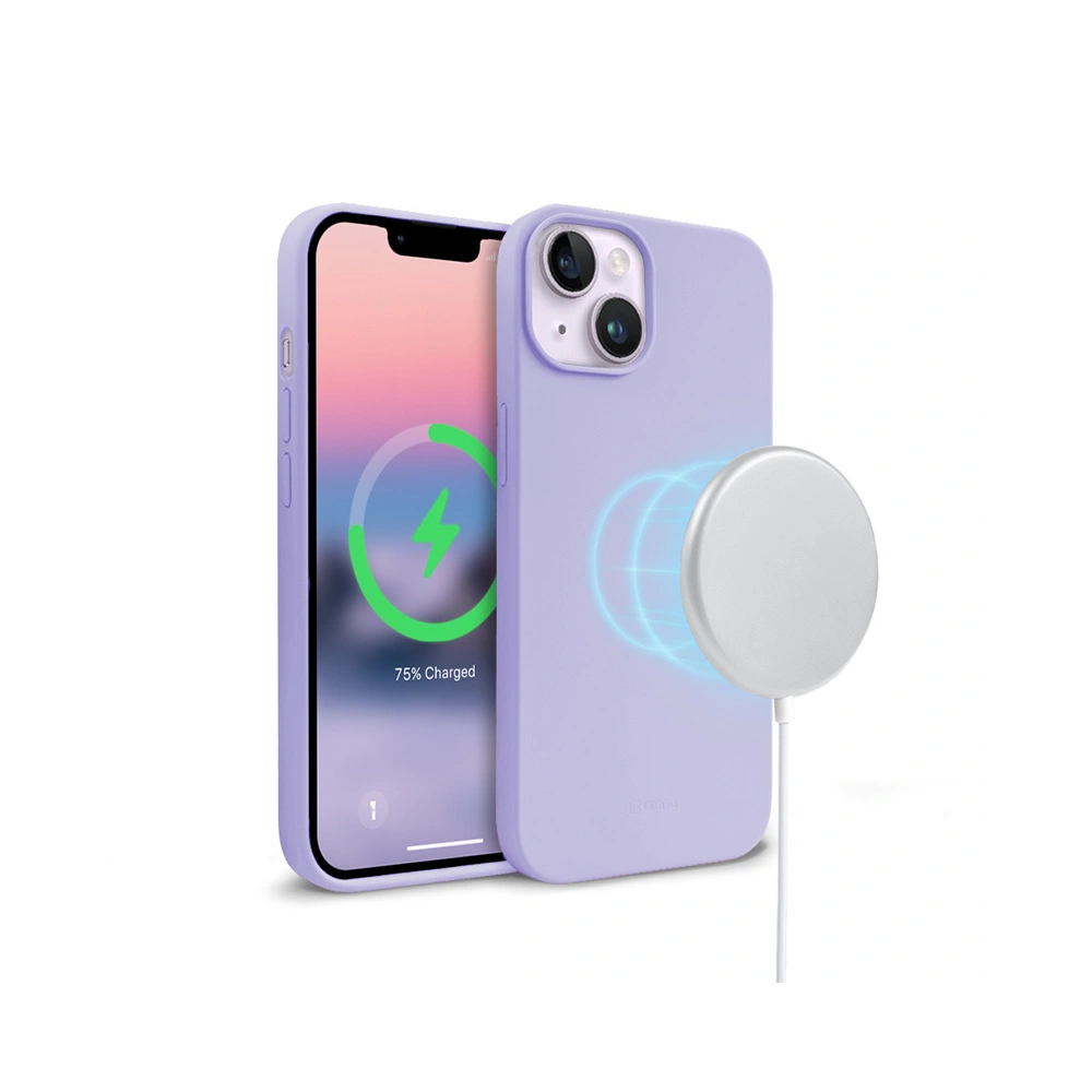 Hurtownia GSM - Etui Crong színes borítás Magnetic MagSafe Apple iPhone 14 Plus / 15 Plus (lila) - CRG552 - {ean13} - Hurt