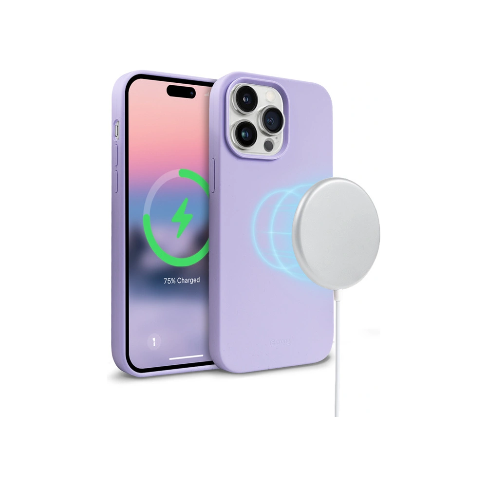 Hurtownia GSM - Etui Crong Color Cover Magnetic MagSafe Apple iPhone 14 Pro (fioletowy) - CRG554 - {ean13} - Hurt