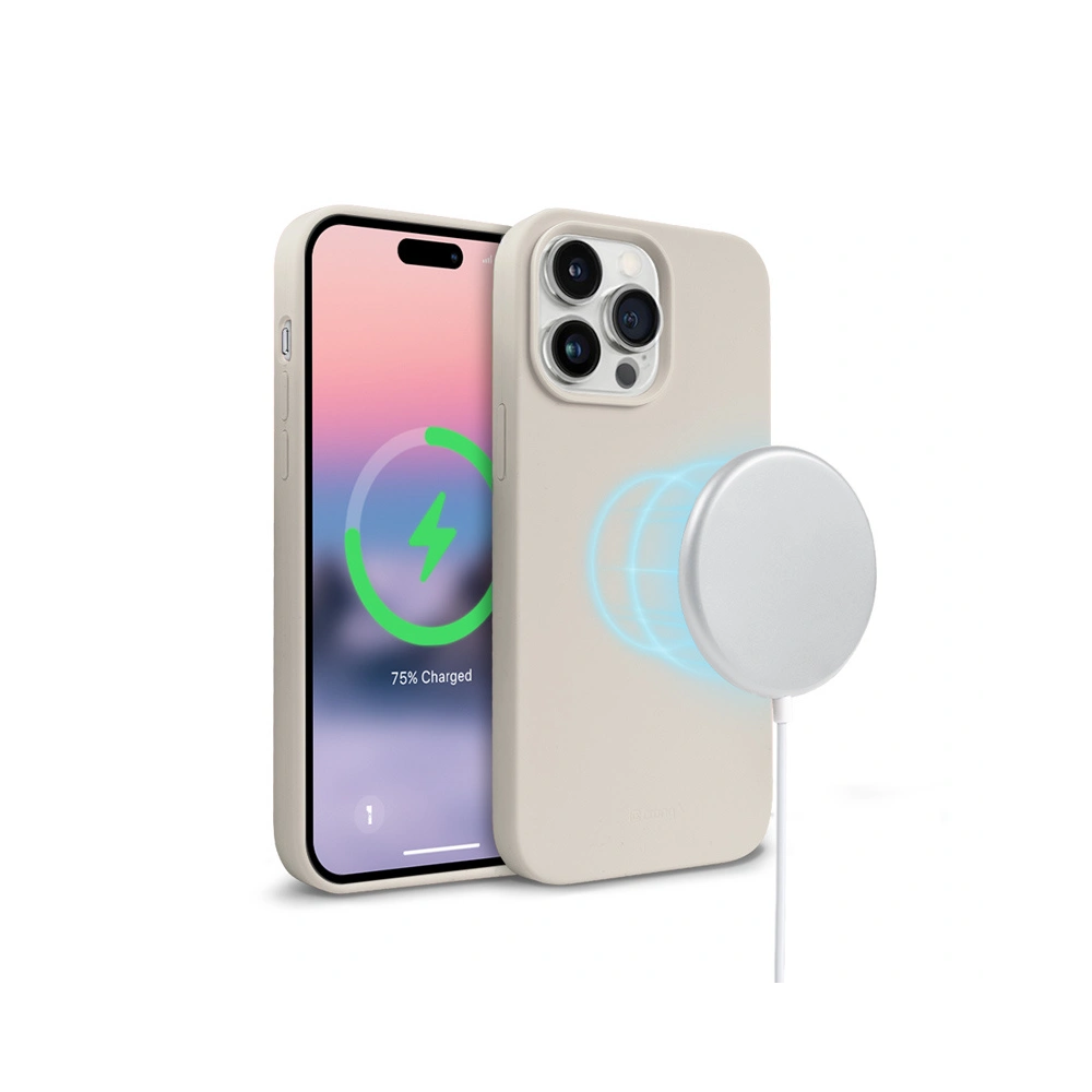 Hurtownia GSM - Etui Crong Color Cover Magnetic MagSafe Apple iPhone 14 Pro (kamienny beż) - CRG555 - {ean13} - Hurt