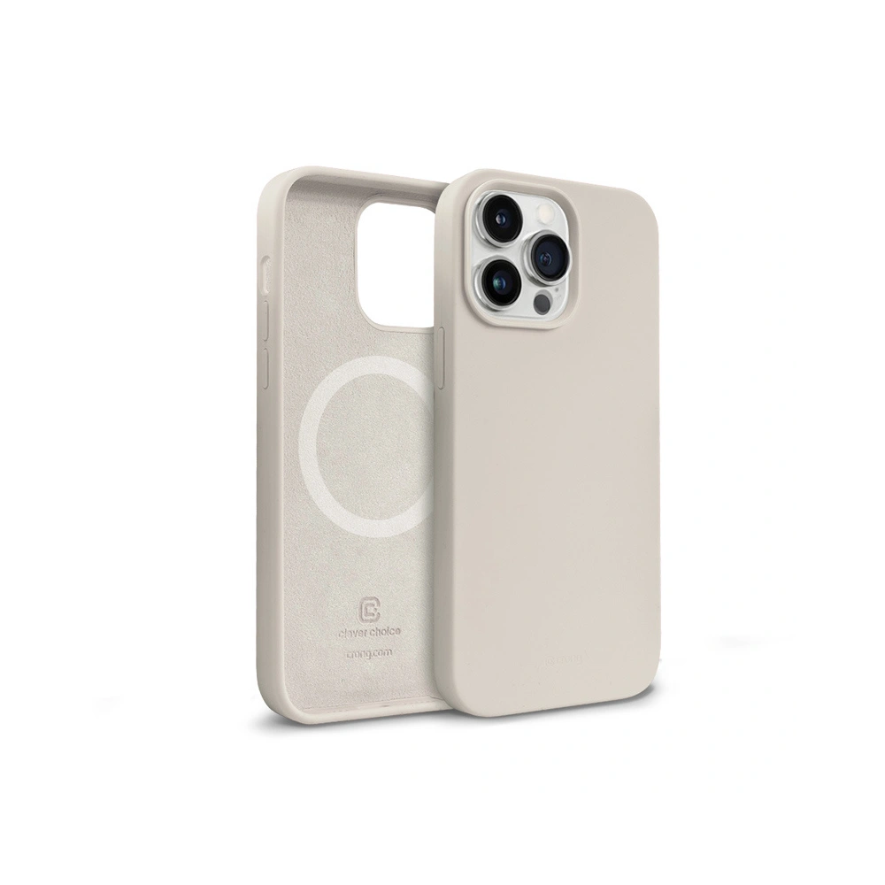 Hurtownia GSM - Etui Crong Color Cover Magnetic MagSafe Apple iPhone 14 Pro (kamienny beż) - CRG555 - {ean13} - Hurt
