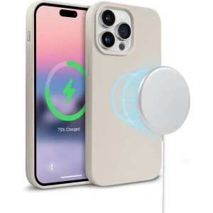 Etui Crong Color Cover Magnetic MagSafe Apple iPhone 14 Pro Max (kamienny beż)