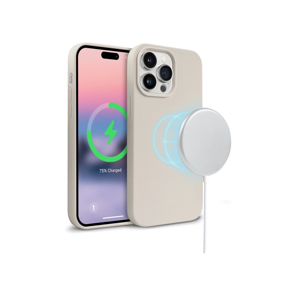 Hurtownia GSM - Etui Crong Color Cover Magnetic MagSafe Apple iPhone 14 Pro Max (beige piatră) - CRG557 - {ean13} - Hurt