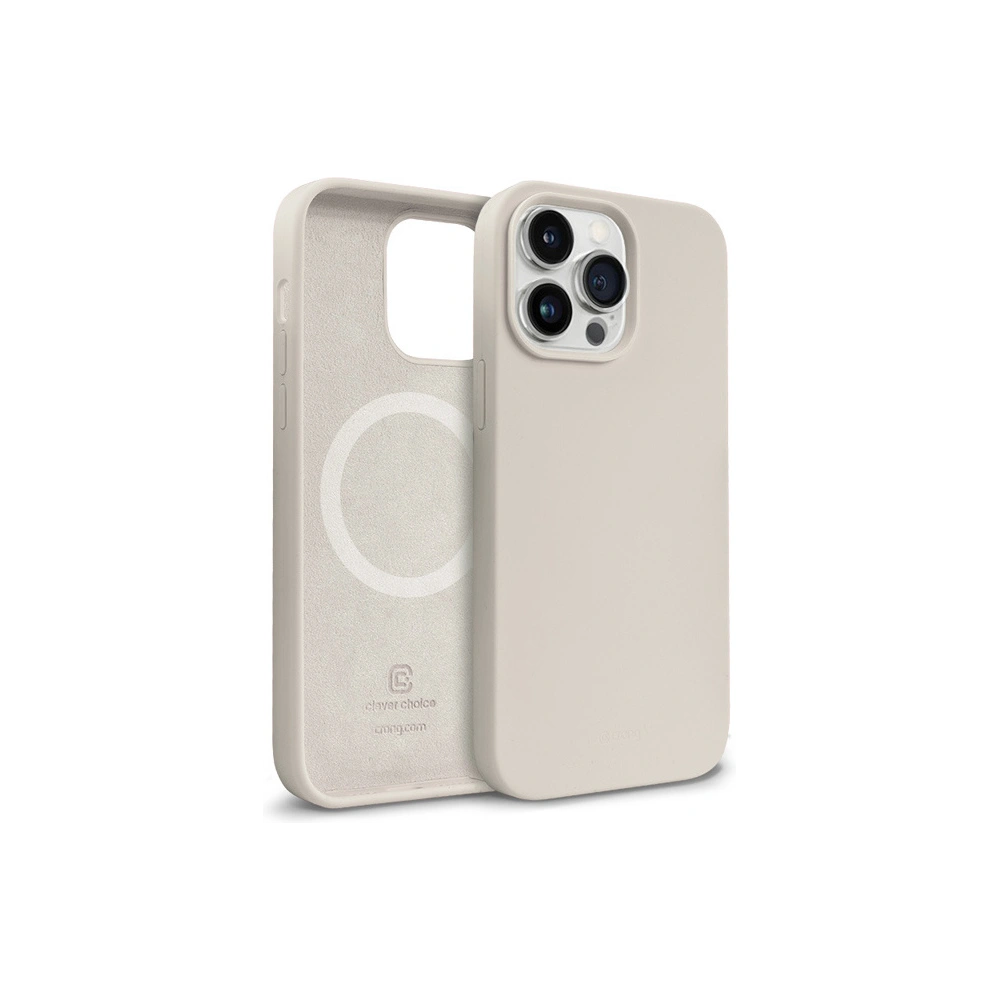 Hurtownia GSM - Etui Crong Color Cover Magnetic MagSafe Apple iPhone 14 Pro Max (beige piatră) - CRG557 - {ean13} - Hurt