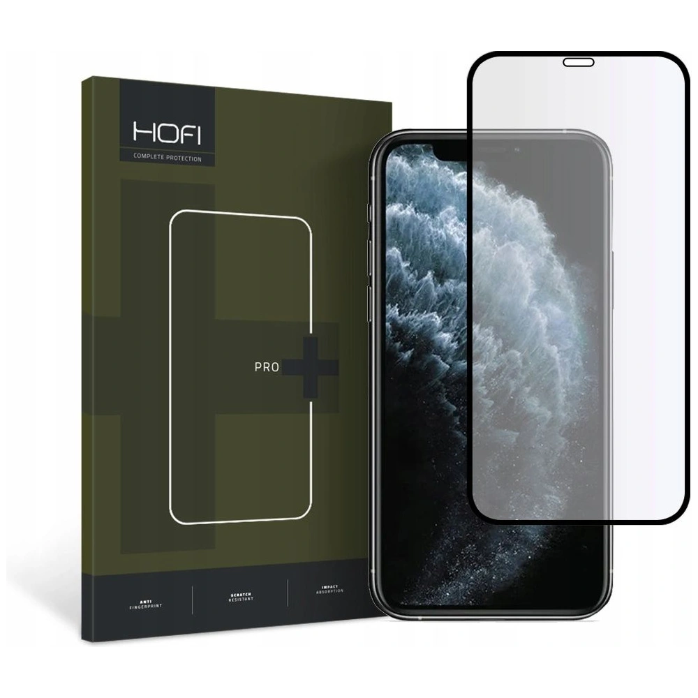 Hurtownia GSM - Gehärtetes Glas Hofi Glass Pro+ Apple iPhone 11 Pro/XS/X Schwarz - HOFI323 - {ean13} - Hurt