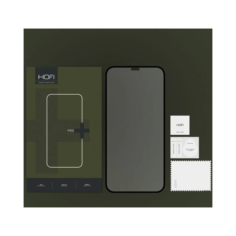Hurtownia GSM - Gehärtetes Glas Hofi Glass Pro+ Apple iPhone 11 Pro/XS/X Schwarz - HOFI323 - {ean13} - Hurt