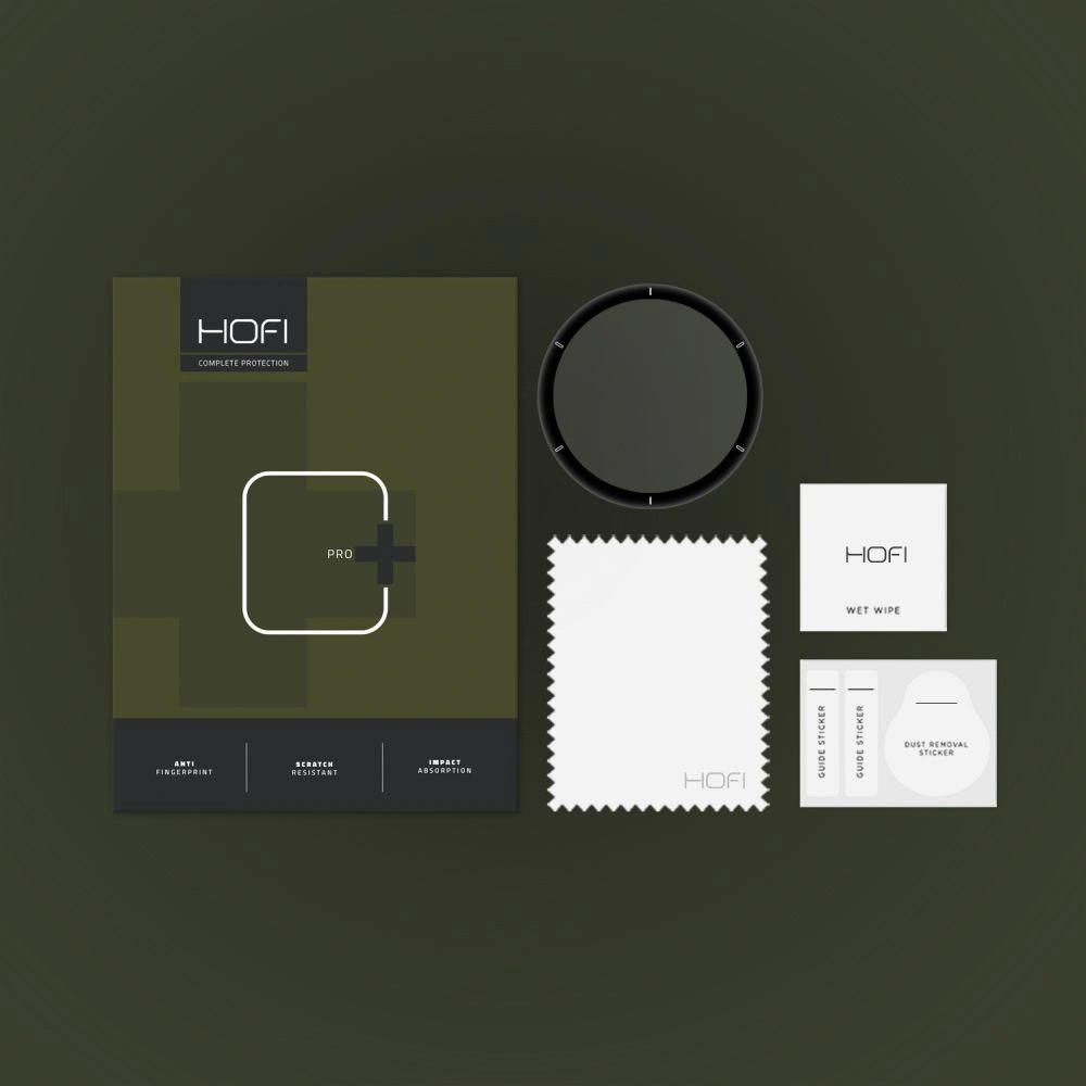 Hurtownia GSM - Hybriertes Glas Hofi Hybrid Pro+ Garmin Venu 2 Schwarz - HOFI326 - {ean13} - Hurt