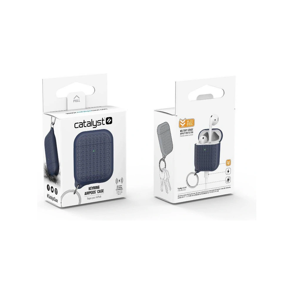 Hurtownia GSM - Etui Catalyst Keyring Apple AirPods 2/1 modré - CAT123 - {ean13} - Hurt
