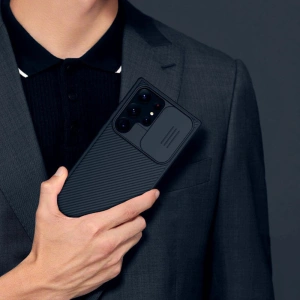 Hurtownia GSM - Etui Nillkin Camshield Pro Samsung Galaxy S23 Ultra Černá - NLK927 - {ean13} - Hurt