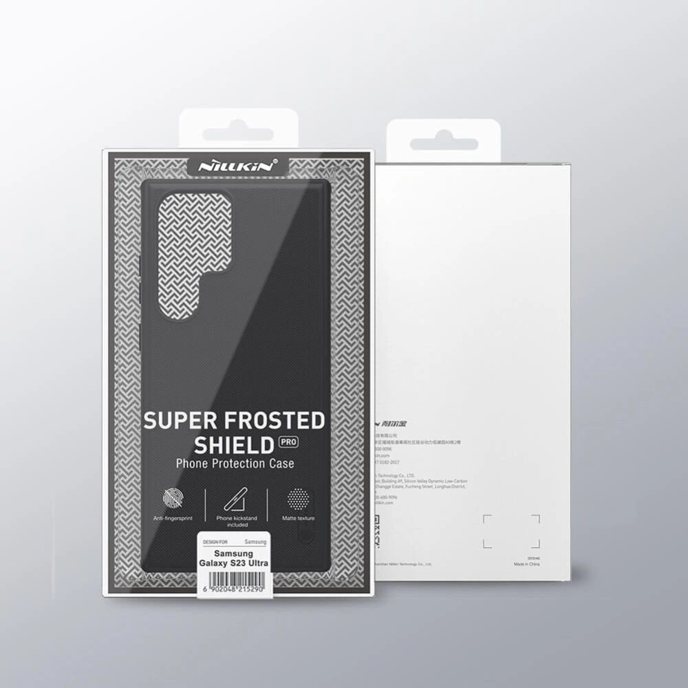 Hurtownia GSM - Etui Nillkin Frosted Shield Pro Samsung Galaxy S23 Ultra Black - NLK930 - {ean13} - Hurt