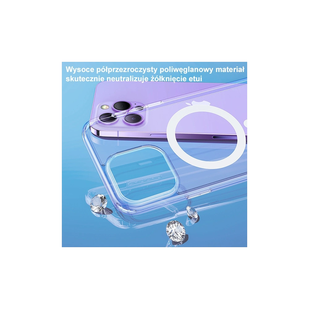 Hurtownia GSM - Etui USAMS Ice Magnet Apple iPhone 14 transparent (US-BH799) - USA828 - {ean13} - Hurt