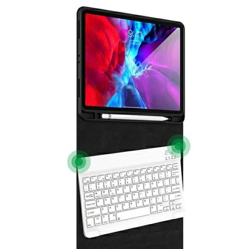 Etui USAMS Winro Keyboard Apple iPad Pro 11 2020/2021 (2. i 3. generacji) czarny/black (US-BH645)