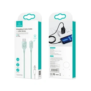 Hurtownia GSM - Kabel USAMS Lithe Series USB/Lightning Fast Charging 2,4A 1,2m zielony/green (US-SJ565) - USA839 - {ean13} - Hurt