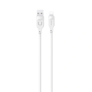 Hurtownia GSM - Kabel USAMS Lithe Series USB/Lightning Fast Charging 2,4A 1,2m biały/white (US-SJ565) - USA840 - {ean13} - Hurt