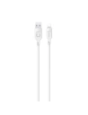 USAMS Lithe Series USB/Lightning Gyors Töltő Kábel 2,4A 1,2m fehér (US-SJ565)