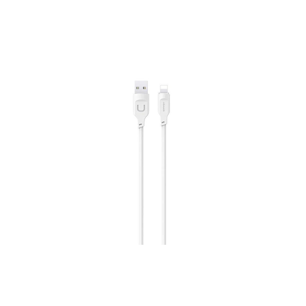 Hurtownia GSM - USAMS Lithe Series USB/Lightning Schnelllade-Kabel 2,4A 1,2m weiß (US-SJ565) - USA840 - {ean13} - Hurt