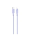 Cablu USAMS Lithe Series USB-C/Lightning PD Încărcare Rapidă 1,2m 20W purpuriu/purple (US-SJ566)