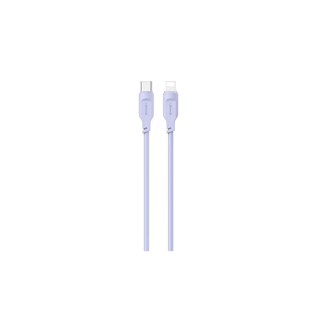 Hurtownia GSM - Kabel USAMS Lithe Series USB-C/Lightning PD Schnellladung 1,2m 20W lila/purpur (US-SJ566) - USA842 - {ean13} - Hurt